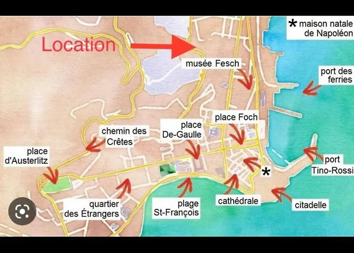 A Apartmán Ajaccio (Corsica)